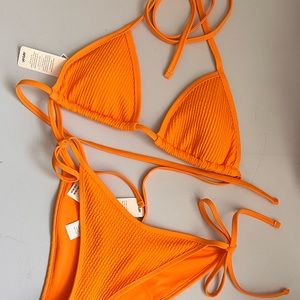 NWT Aerie Crinkle String Bikini